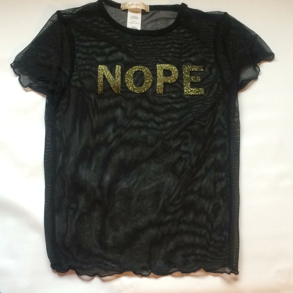 Other - Cute Mesh/glitter tshirt